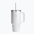 Termohrnček Hydro Flask Travel Tumbler Clear Lid white