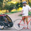 Burley Honey Bee červený dvojmiestny príves na bicykel BU-949209 10