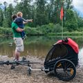 Burley Honey Bee červený dvojmiestny príves na bicykel BU-949209 12