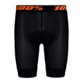 Pánske cyklistické boxerky s vložkou 100% Crux Liner čierne STO-49901-001-30