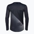 Pánsky cyklistický dres 100% R-Core X LS black-grey STO-40000-00000 2