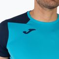 Pánske bežecké tričko Joma Record II fluor tyrkysová/navy 5
