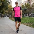 Pánske bežecké tričko Joma Record II fluor pink/black 12