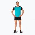 Pánske bežecké tričko Joma Record II turquoise black 2