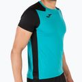 Pánske bežecké tričko Joma Record II turquoise black 7