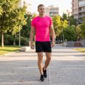 Pánske bežecké tričko Joma Record II fluor pink 8