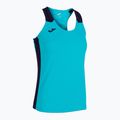 Dámske bežecké tričko Joma Record II Tank Top fluor turquoise/navy 6
