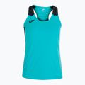 Dámske bežecké tričko Joma Record II Tank Top tyrkysová/čierna