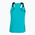 Dámske bežecké tričko Joma Record II Tank Top tyrkysová/čierna 2