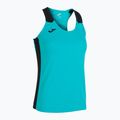 Dámske bežecké tričko Joma Record II Tank Top tyrkysová/čierna 3