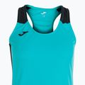 Dámske bežecké tričko Joma Record II Tank Top tyrkysová/čierna 5