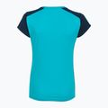 Dámske bežecké tričko Joma Record II fluor turquoise/navy 2