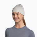 Zimná čiapka BUFF Heavyweight Merino Wool solid cloud 4
