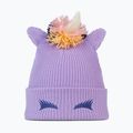Detska zimna kapa BUFF Knitted Fun unicorn grape ice