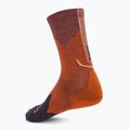 Ponožky BUFF Merino Lightweight Crew LWC3 zázvorovej farby 2