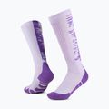 Ponožky BUFF Merino Heavyweight Over The Calf lilac ice