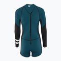 Hurley Advant Shorty Texture 2/2 mm Springsuit black/skyblue dámsky neoprénový oblek 2