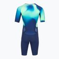 Pánsky triatlonový oblek Orca Athlex Aero Race Suit green print 2