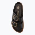 Genuins Galia Leather Dress black dámske žabky 5