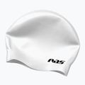 Plavecká čiapka RAS Silicone Volume white