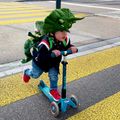 Návlek na prilbu COOLCASC Triceratops 9