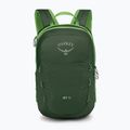 Detský turistický batoh Osprey Jet 12 l green canopy/limeline green