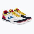 Pánske kopačky Joma Top Flex IN white/red 4