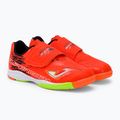 Detské kopačky Joma Super Copa IN coral/green fluor 4