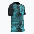 Pánske tenisové tričko Joma Challenge black/turquoise 3