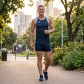 Pánske bežecké tričko Joma Elite XI navy/white 8