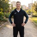Pánska bežecká mikina Joma Elite XI Hoodie black/anthracite 9