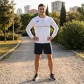 Pánska bežecká mikina Joma Record III Full Zip biela 7