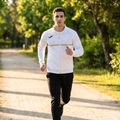 Pánska bežecká mikina Joma Record III Full Zip biela 8