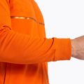 Pánska bežecká mikina Joma Record III Full Zip oranžová 4