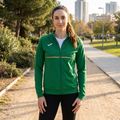 Dámska bežecká mikina Joma Record III Full Zip green 9
