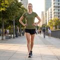 Dámske bežecké tričko Joma Record III khaki 8