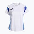 Dámske tenisové tričko Joma Montreal white/sky blue