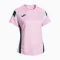 Dámske tenisové tričko Joma Montreal pink/green 2