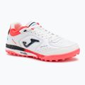 Pánske futbalové kopačky Joma Top Flex Rebound TF white / fluor coral
