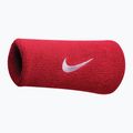 Potítka Nike Swoosh Doublewide 2 ks univerzitná červená/biela