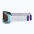 Detské lyžiarske okuliare Bollé Rocket blue& white matte/ rosy bronze 4