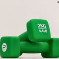 Pure2Improve zelené 2kg neoprénové činky P2I201400 6