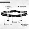 Pás na štartovné číslo Synergy Race Belt black 2