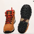 Columbia Newton Ridge Plus II Suede WP elk/mountain red pánske trekové topánky 18