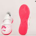 PUMA Future Play IT V Jr detské kopačky puma white/fire orchid 15