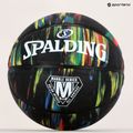 Spalding Marble basketbalová lopta čierna a farebná 84398Z veľkosť 7 5