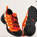 Salomon Xa Pro V8 CSWP red/black/opeppe detská treková obuv 18