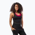 Dámske tréningové tielko NEBBIA Sporty Slim Fit Crop black 42211