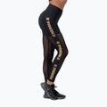 Dámske tréningové legíny NEBBIA Gold Mesh čierne 82911
