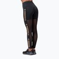 Dámske tréningové legíny NEBBIA Gold Mesh čierne 82911 2